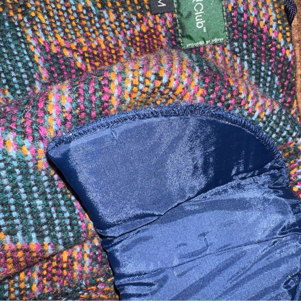 Tapestry Jacket with Leather Trim - Picture 9 of 9